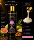 Sweet Almond Guava Hair Milk | Leave-In Conditioner with Almond Oil, Guava & Rice Bran Oil | ENDVNE
